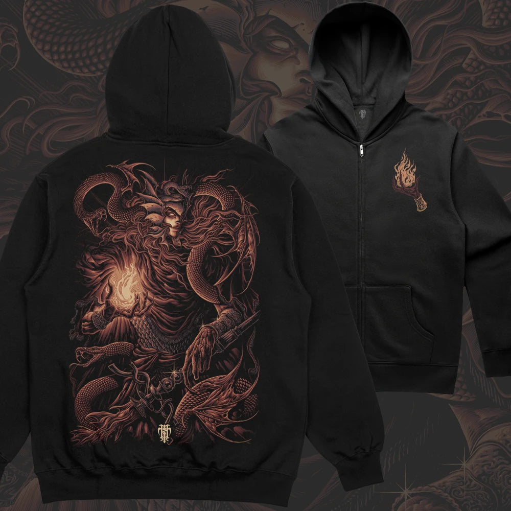 Impaler Zipped Hoodie