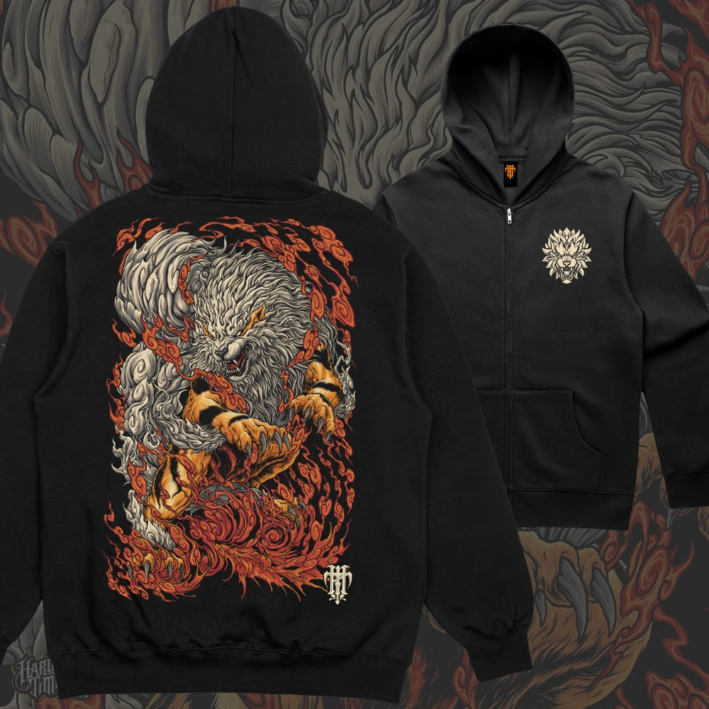 Lord of the Flames - Zipped Hoodie