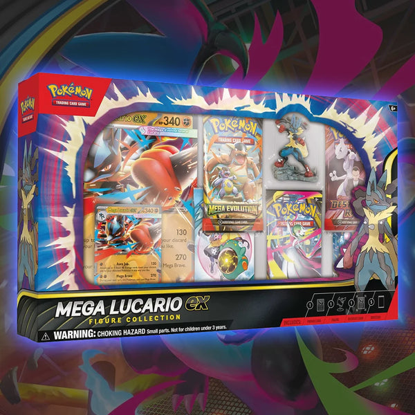 Pokémon TCG: Mega Lucario ex Figure Collection