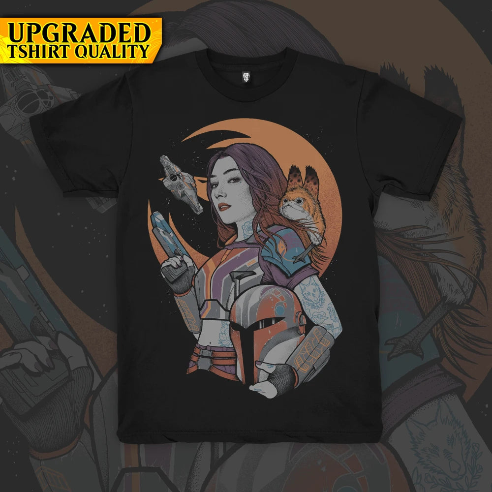 Rising Phoenix V2 Front Only T-Shirt. Inspired by Star Wars character: Sabine Wren
